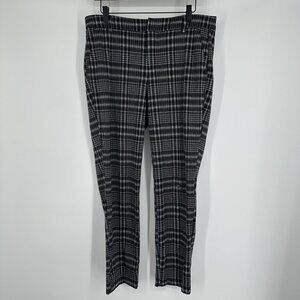 Liverpool Women's black‎ plaid pants size 10